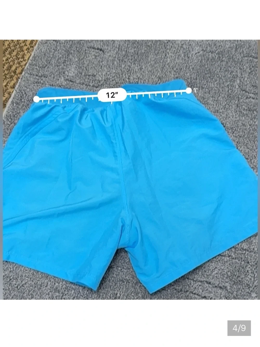3/$25 ✨ Under Armour Men’s Tech 7” SpeedPocket Lined Shorts Blue Small